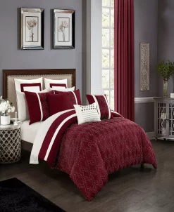 Chic Home Arlow 8 Piece Comforter Set, Queen -Chic Home Shop 18499420 fpx