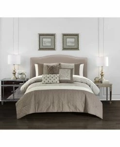 Chic Home Imani Bed In A Bag 10 Piece Comforter Set, Queen