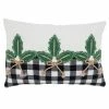 Saro Lifestyle Holly Buffalo Plaid Decorative Pillow, 12 X 18