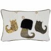 Saro Lifestyle Holiday Stockings Decorative Pillow, 12 X 18