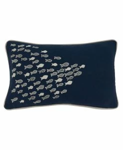Saro Lifestyle Chool O'Fish Decorative Pillow, 12 X 20