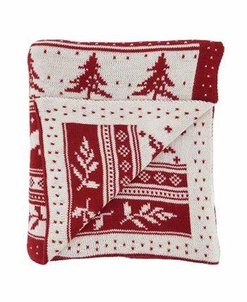 Saro Lifestyle Knit Throw Blanket, 60 X 50 2 Saro Lifestyle Knit Throw Blanket, 60 X 50 - Image 2