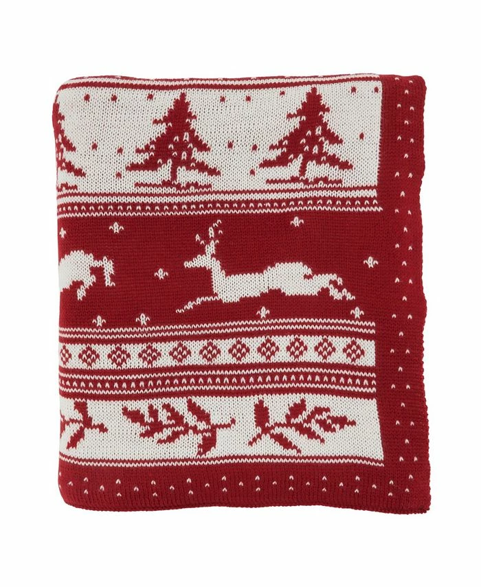 Saro Lifestyle Knit Throw Blanket, 60 X 50 1 Saro Lifestyle Knit Throw Blanket, 60 X 50