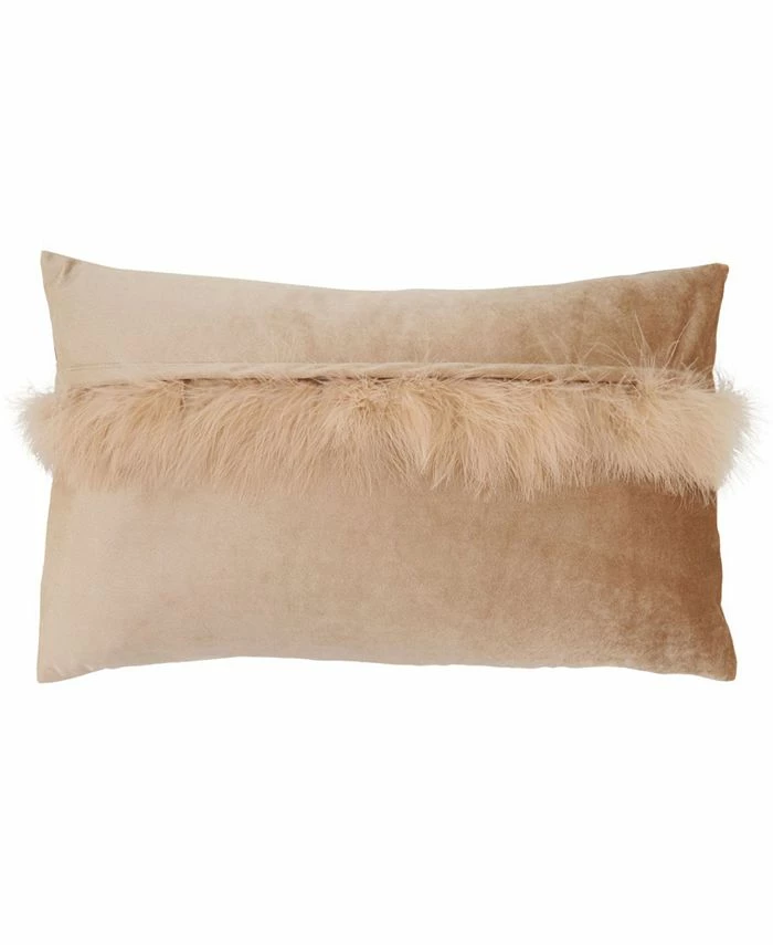 Saro Lifestyle Throw Pillow, 20 X 12 1 Saro Lifestyle Throw Pillow, 20 X 12