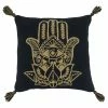 Saro Lifestyle Amulet Embroidered Decorative Pillow, 20 X 20