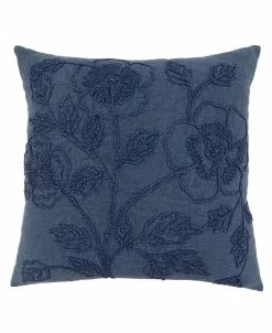 Saro Lifestyle Washed Floral Decorative Pillow, 20 X 20