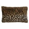 Saro Lifestyle Cheetah Print Throw Pillow, 20 X 12