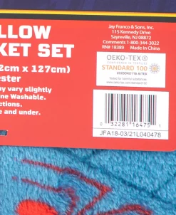 Marvel Spider-man 2-Pc. Pillow & Blanket Nogginz Set 17 Marvel Spider-man 2-Pc. Pillow & Blanket Nogginz Set -Chic Home Shop 19068871 fpx