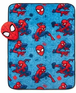 Marvel Spider-man 2-Pc. Pillow & Blanket Nogginz Set 15 Marvel Spider-man 2-Pc. Pillow & Blanket Nogginz Set -Chic Home Shop 19068882 fpx