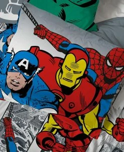 Avengers Comic Cool Queen Bed Set, 5 Pieces -Chic Home Shop 19354512 fpx