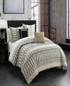Chic Home Gabriella 5 Piece Comforter Set, Queen