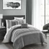 Chic Home Brice 9 Piece Comforter Set, Queen