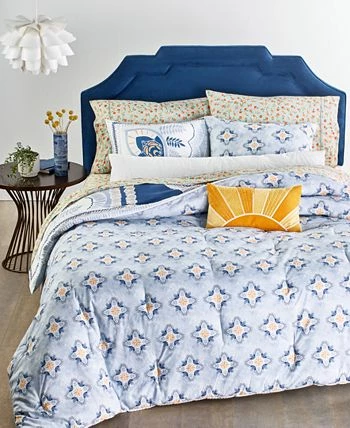 Whim By Martha Stewart CLOSEOUT! Amalfi Mandala Reversible 3-Pc. Full/Queen Comforter Set, Created For Macy's 7 Whim By Martha Stewart CLOSEOUT! Amalfi Mandala Reversible 3-Pc. Full/Queen Comforter Set, Created For Macy's - Image 7