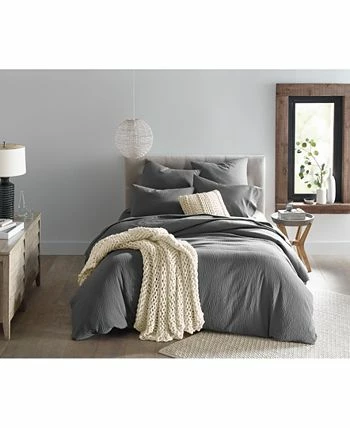 Oake Crinkle Matelasse 3-Pc. Comforter Set, Full/Queen, Created For Macy's 6 Oake Crinkle Matelasse 3-Pc. Comforter Set, Full/Queen, Created For Macy's - Image 6