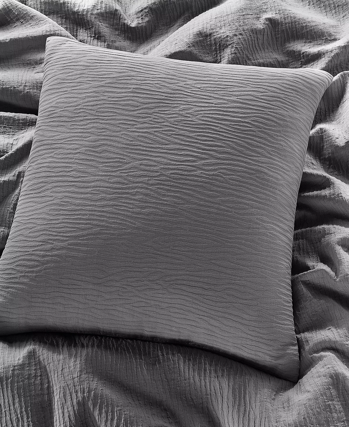 Oake Crinkle Matelasse 3-Pc. Comforter Set, Full/Queen, Created For Macy's 8 Oake Crinkle Matelasse 3-Pc. Comforter Set, Full/Queen, Created For Macy's - Image 8