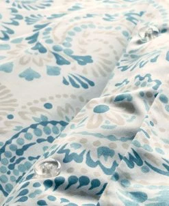 Charter Club Azure Paisley 3-Pc. Duvet Cover Set, Full/Queen, Created For Macy's -Chic Home Shop 21085437 fpx 1