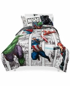 Disney Avengers Comic Punch 6-Pc. Twin Comforter Set