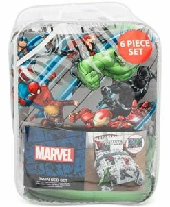 Disney Avengers Comic Punch 6-Pc. Twin Comforter Set -Chic Home Shop 21178870 fpx