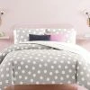 Kate Spade New York Dots 3 Piece Mini Comforter Set, Queen