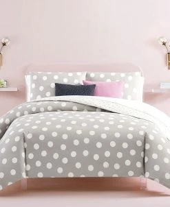 Kate Spade New York Dots 3 Piece Mini Comforter Set, Queen