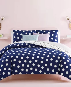 Kate Spade New York Dots 2 Piece Mini Comforter Set, Twin -Chic Home Shop 21295644 fpx