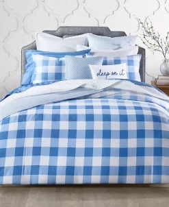 Charter Club Gingham Colorblock 3-Pc. Comforter Set, Full/Queen, Created For Macy's 7 Charter Club Gingham Colorblock 3-Pc. Comforter Set, Full/Queen, Created For Macy's -Chic Home Shop 21608547 fpx