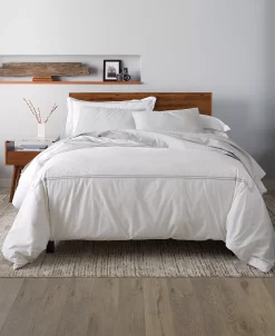 Ella Jayne 100% Cotton Percale 3 Piece Duvet Set With Satin Stitching - Full/Queen -Chic Home Shop 21718952 fpx