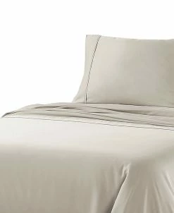Anne Klein Reverie Cotton Under 200-Thread Count 3 Piece Twin Solid Sheet Set