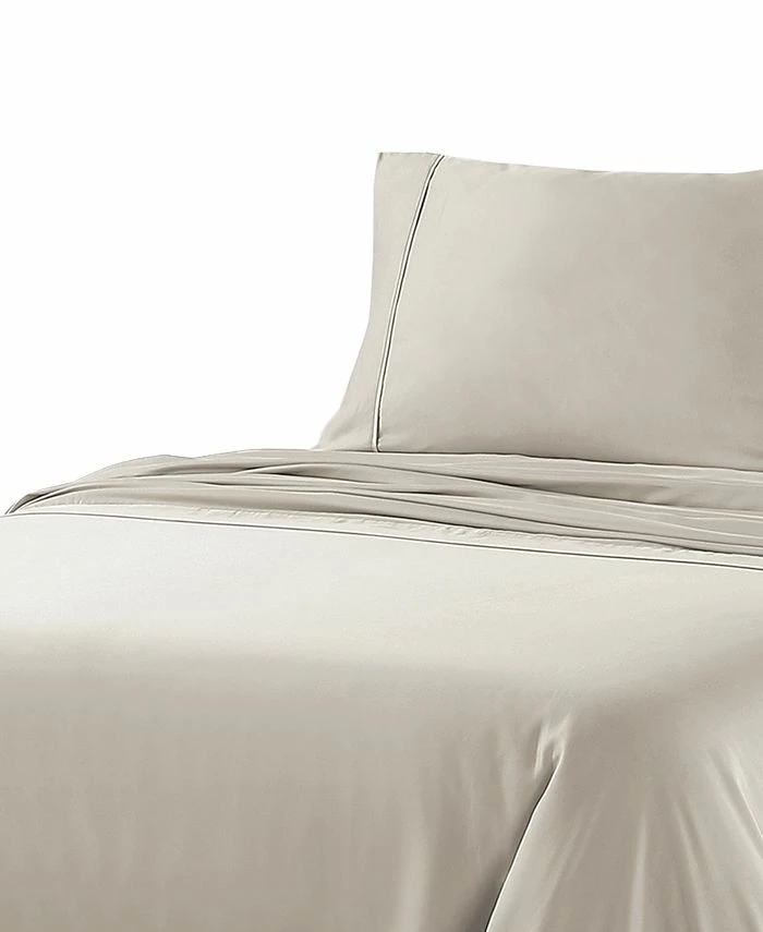 Anne Klein Reverie Cotton Under 200-Thread Count 3 Piece Twin Solid Sheet Set 1 Anne Klein Reverie Cotton Under 200-Thread Count 3 Piece Twin Solid Sheet Set