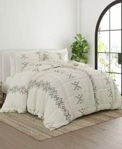 Ienjoy Home Collection Premium Urban Stitch Patterned Comforter Set, Full/Queen -Chic Home Shop 22226769 fpx