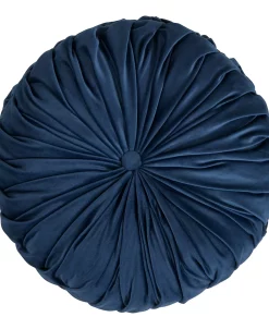 Saro Lifestyle Velvet Pintuck Decorative Pillow, 14 X 14 -Chic Home Shop 22238623 fpx