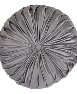 Saro Lifestyle Velvet Pintuck Decorative Pillow, 14 X 14 -Chic Home Shop 22238640 fpx