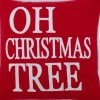 Saro Lifestyle Oh Christmas Tree Decorative Pillow, 16 X 16