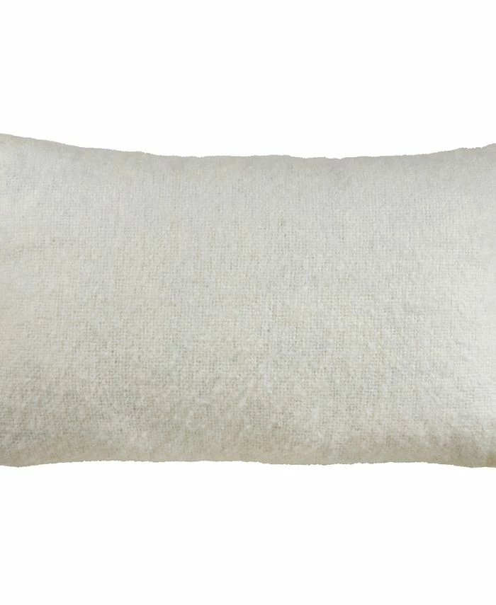 Saro Lifestyle Faux Mohair Decorative Pillow, 14 X 22' 1 Saro Lifestyle Faux Mohair Decorative Pillow, 14 X 22'