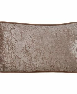 Saro Lifestyle Crushed Velvet Decorative Pillow, 12 X 20