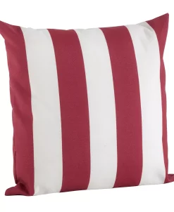 Saro Lifestyle Classic Wide Stripe Decorative Pillow, 17 X 17 -Chic Home Shop 22239440 fpx