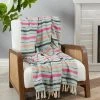 Saro Lifestyle Pe Design Throw, 60 X 50