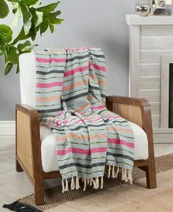 Saro Lifestyle Pe Design Throw, 60 X 50