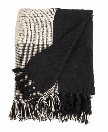 Saro Lifestyle Ped 100% Cotton Throw, 50 X 60 2 Saro Lifestyle Ped 100% Cotton Throw, 50 X 60 - Image 2