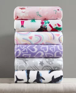 Charter Club Kids LOSEOUT! Plush Throws, 50 X 60, Created For Macy's 6 Charter Club Kids LOSEOUT! Plush Throws, 50 X 60, Created For Macy's -Chic Home Shop 22322995 fpx
