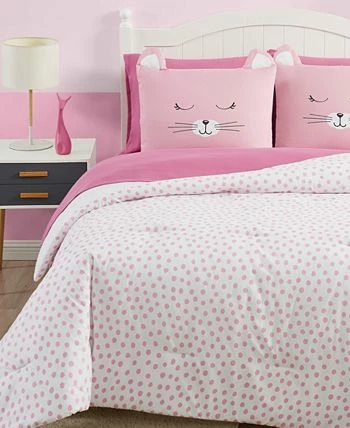 My World Cat Nap 5 Piece Bed In A Bag Set, Twin 2 My World Cat Nap 5 Piece Bed In A Bag Set, Twin - Image 2