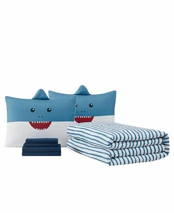 My World Happy Shark 5 Piece Bed In A Bag Set, Twin 3 My World Happy Shark 5 Piece Bed In A Bag Set, Twin - Image 3