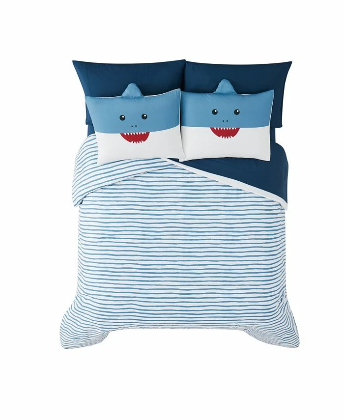 My World Happy Shark 5 Piece Bed In A Bag Set, Twin 4 My World Happy Shark 5 Piece Bed In A Bag Set, Twin - Image 4