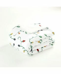 The Mountain Home Collection Rry And Bright Lights Led Christmas Lights 2Pk Pillow & Throw -Chic Home Shop 22568738 fpx