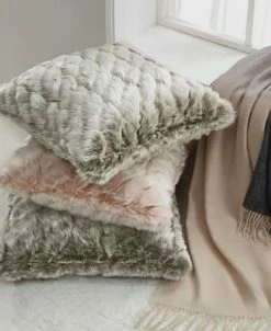 Michael Aram Faux Fur Acrylic Polyester 20 X 20 Decorative Pillow -Chic Home Shop 22891706 fpx