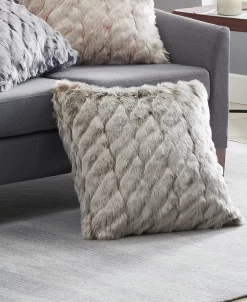 Michael Aram Faux Fur Acrylic Polyester 20 X 20 Decorative Pillow -Chic Home Shop 22891714 fpx
