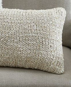 Michael Aram Braided Texture Viscose Decorative Pillow, 14 X 20 -Chic Home Shop 22891720 fpx