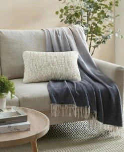 Michael Aram Braided Texture Viscose Decorative Pillow, 14 X 20