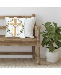 Big Dot Of Happiness Religious Easter - Home Decorative Cushion Case Throw Pillow Cover - 16 X 16 In 6 Big Dot Of Happiness Religious Easter - Home Decorative Cushion Case Throw Pillow Cover - 16 X 16 In -Chic Home Shop 23266606 fpx