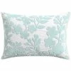 Charter Club Floral Silhouette Velvet Appliqué Decorative Pillow, 14 X 20, Created For Macy's